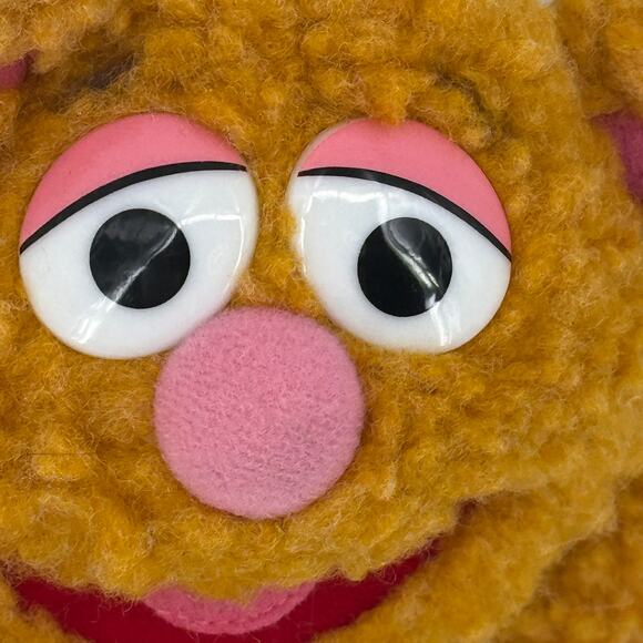 Vtg 1987 Baby Fozzie Bear Plush Henson Muppet Babies 7" Stuffed Animal - Picture 2 of 4